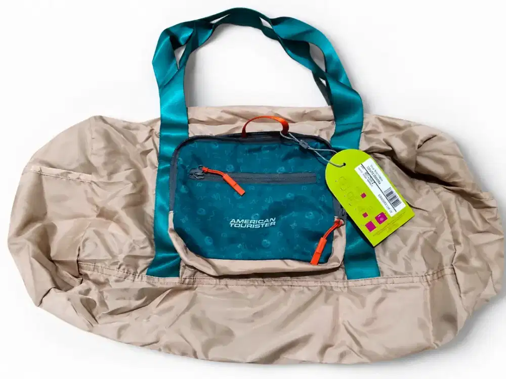 American Tourister Packable Duffle 2 Teal Blue