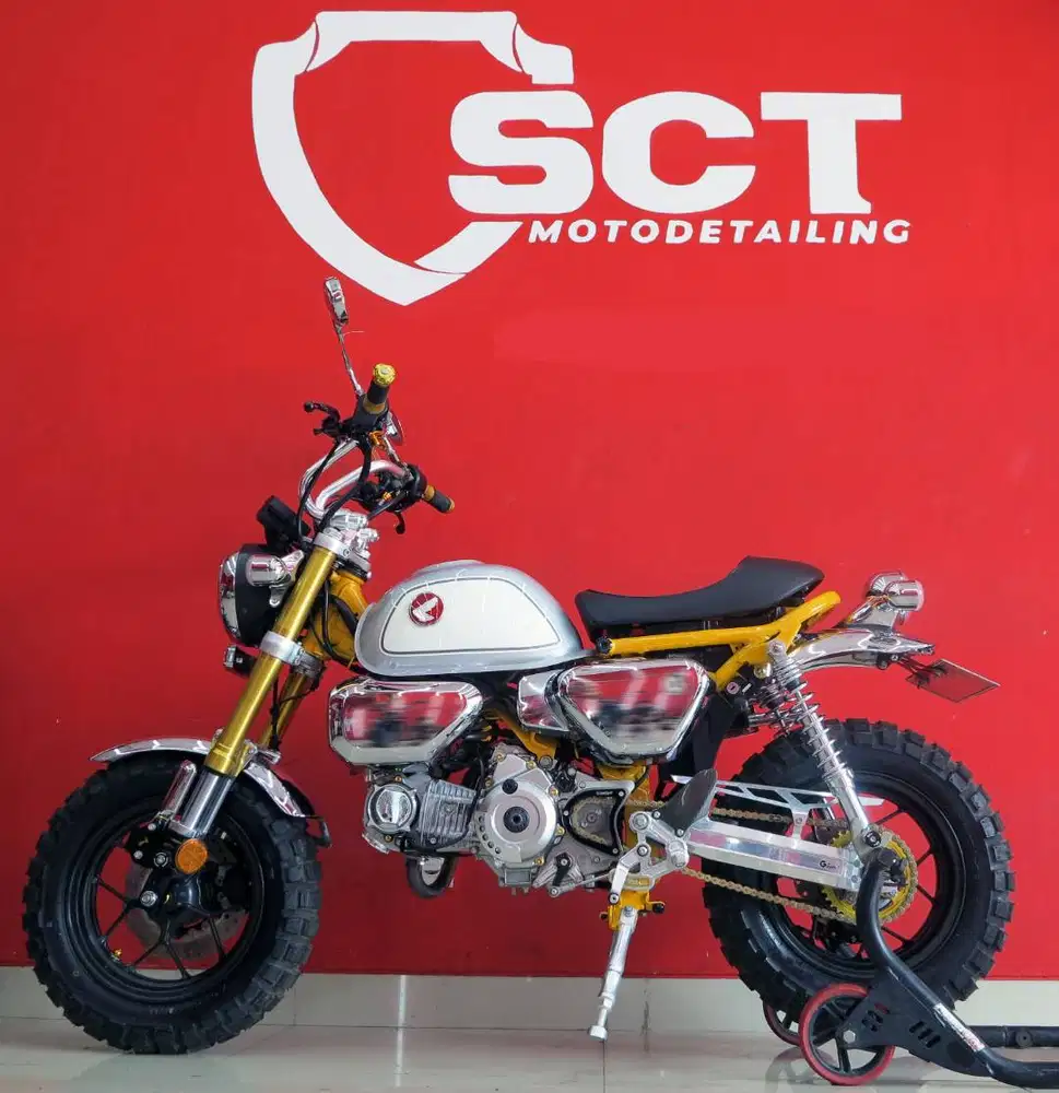 Dijual Honda Monkey Z125 Gen 3 kondisi Seperti Baru, FULL MODIF HEDON