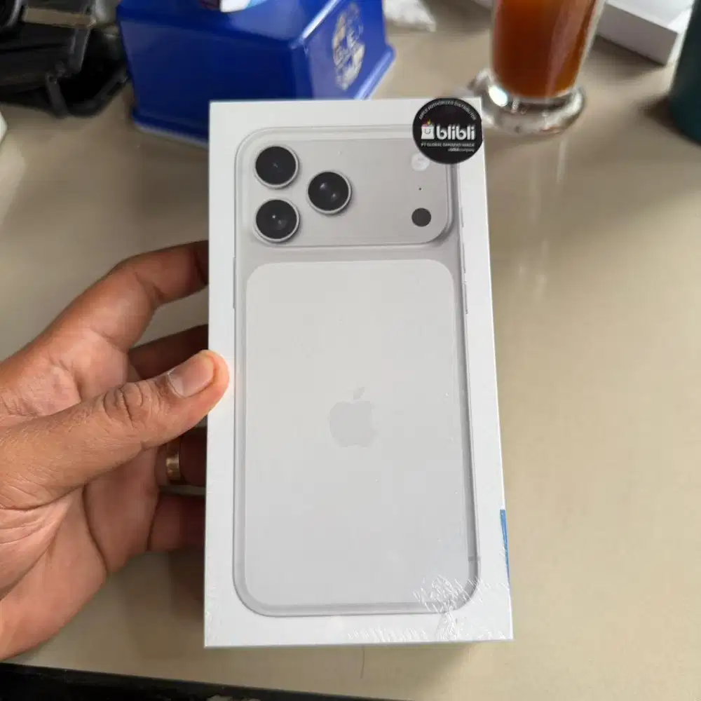 New Segel iPhone 17 Pro Max 256GB Silver Garansi Resmi 1 Tahun