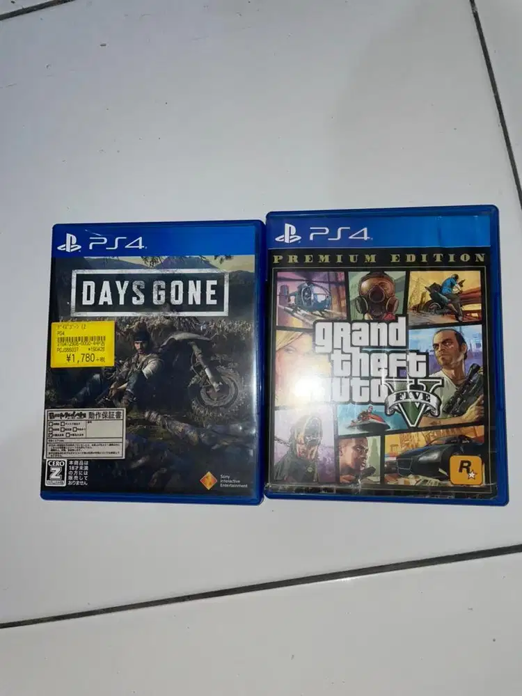 BD PS4 DAYS GONE & GTA V PREMIUM EDITION