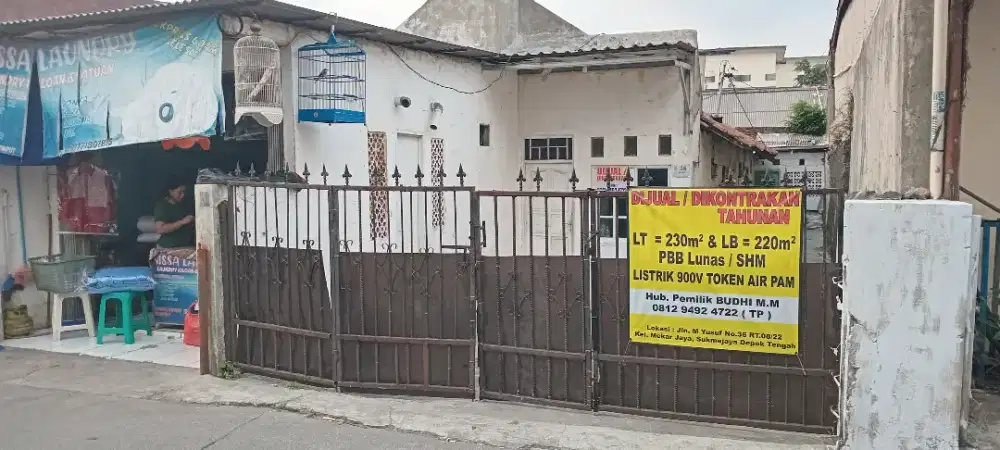 Dikontrakan/Dijual rmh