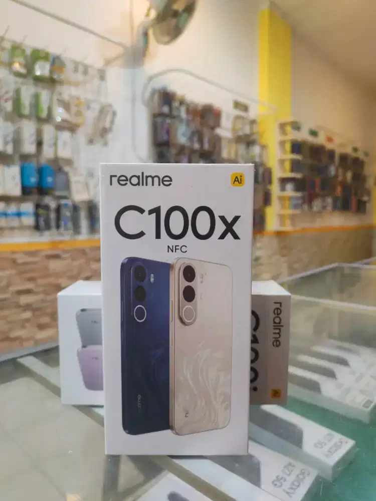 REALME C100x 6/128 promo+bonus cash & credit garansi Resmi