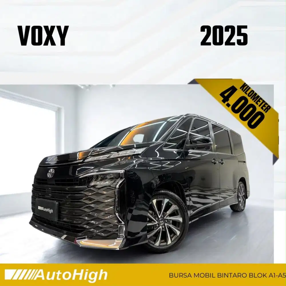 DP10% [Km4.000] Voxy 2025 Black Reg 2026 #AUTOHIGH