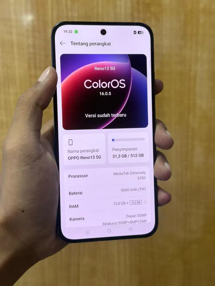 oppo reno 13 5G 12/512gb fullset nominus