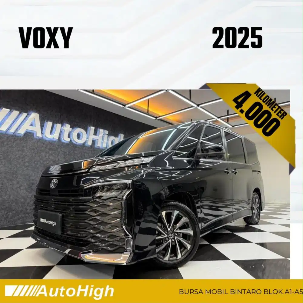 DP10% [Km4.000] Voxy 2025 Black Reg 2026 #AUTOHIGH