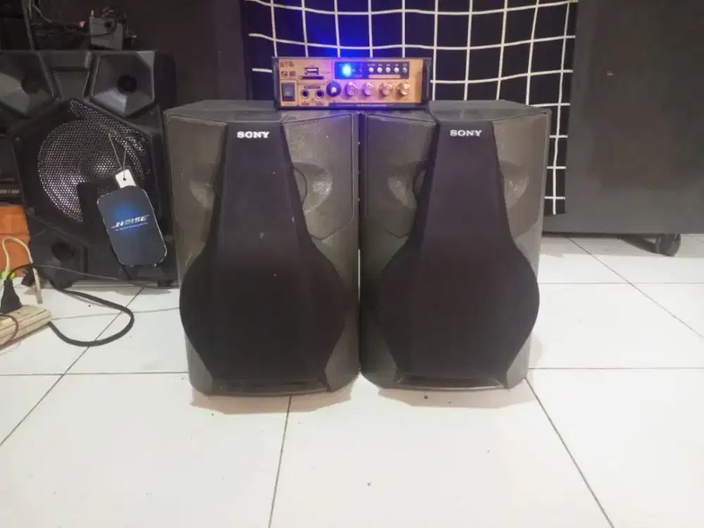 Speaker sony+ampli mini