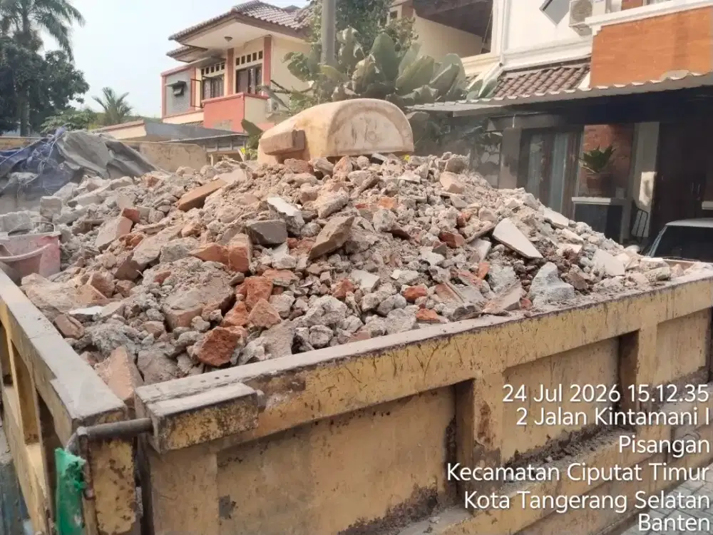 Jasa angkut puing bangunan