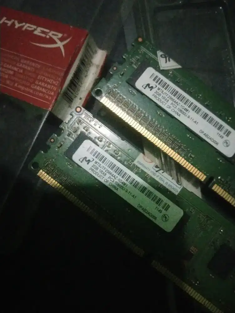 Ram PC DDR3 2gb'an (dua keping)