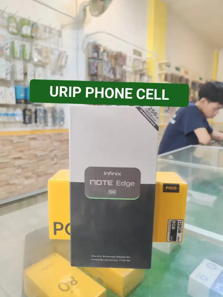 INFINIX NOTE EDGE 8/256 PROMO+BONUS CASH & C387900REDIT GARANSI