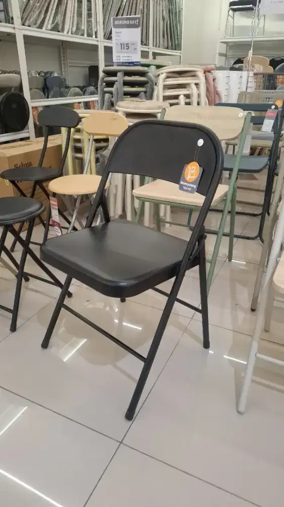KURSI LIPAT BESI 100RIBUAN
