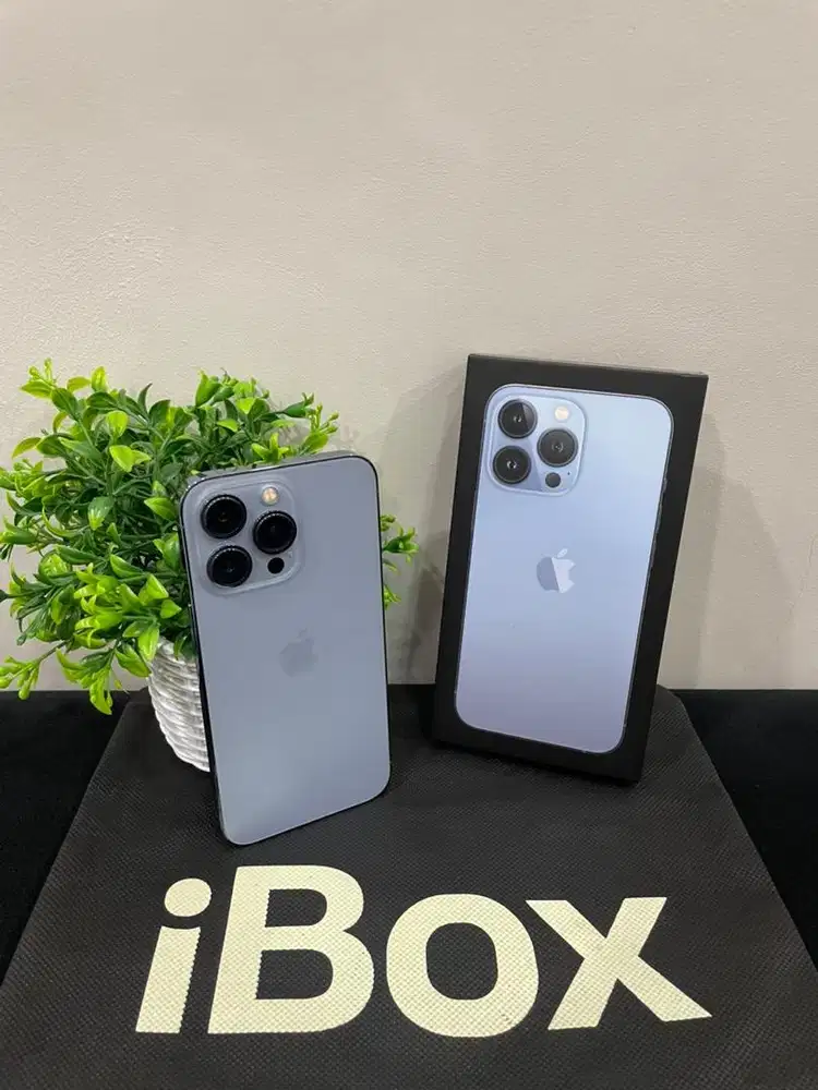 IPhone 13 Pro 128GB iBox Blue mulus Fullset Ori BH 100% 3Utool 100