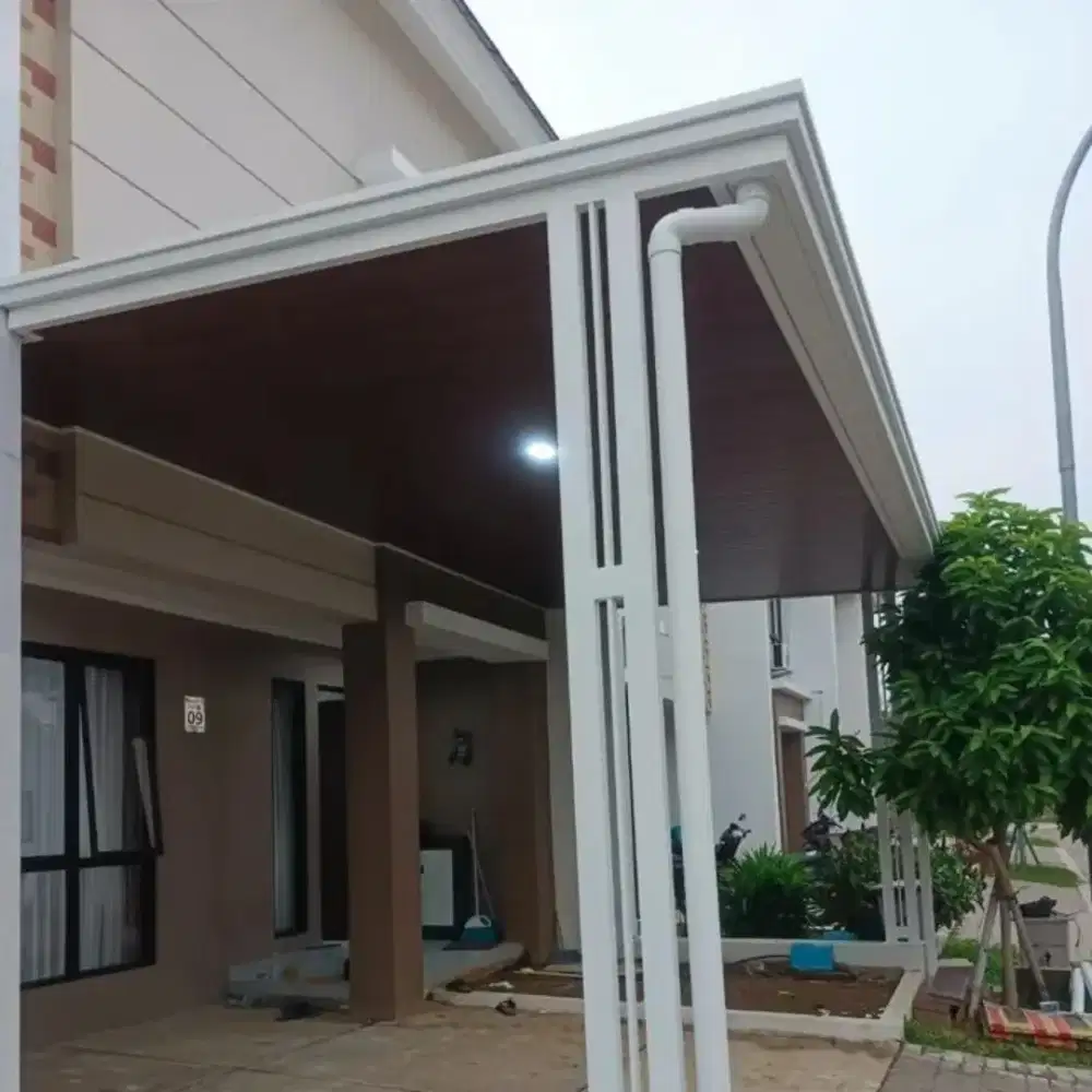 Kanopi atap alderon rs