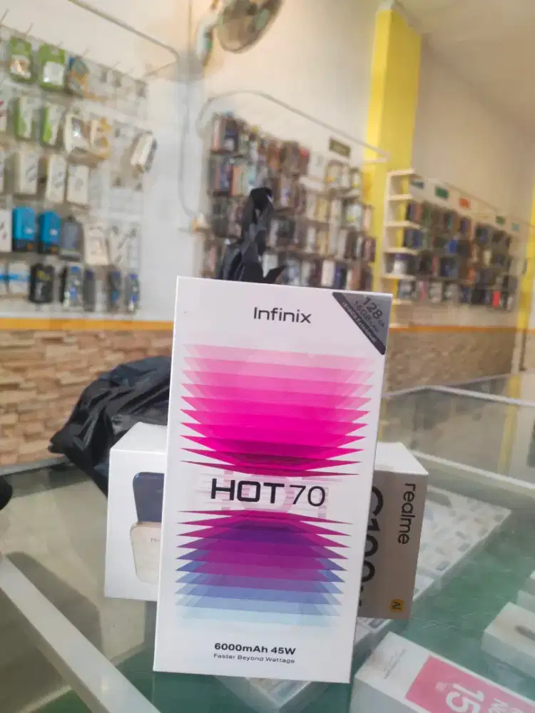 INFINIX HOT 70 4/128 PROMO+BONUS CASH & CREDIT GARANSI RESMI