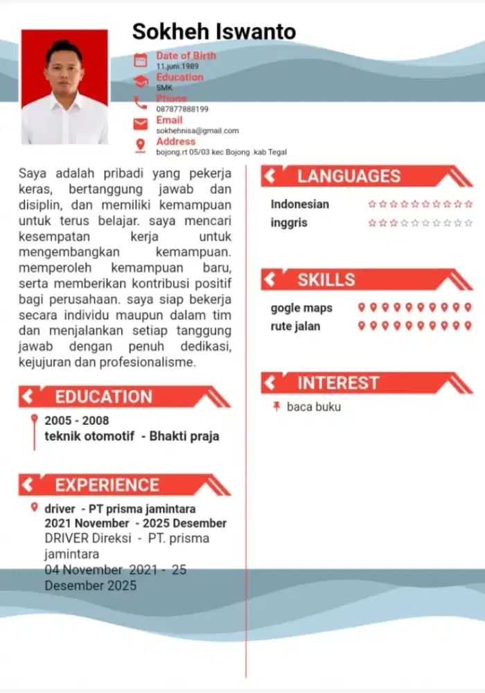 Mencari pekerjaan driver