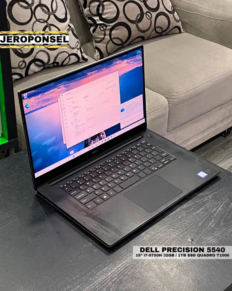 DELL PRECISION 5540 i7-9750H 32GB / 1TB NVIDIA QUADRO T1000 MULUS ORI