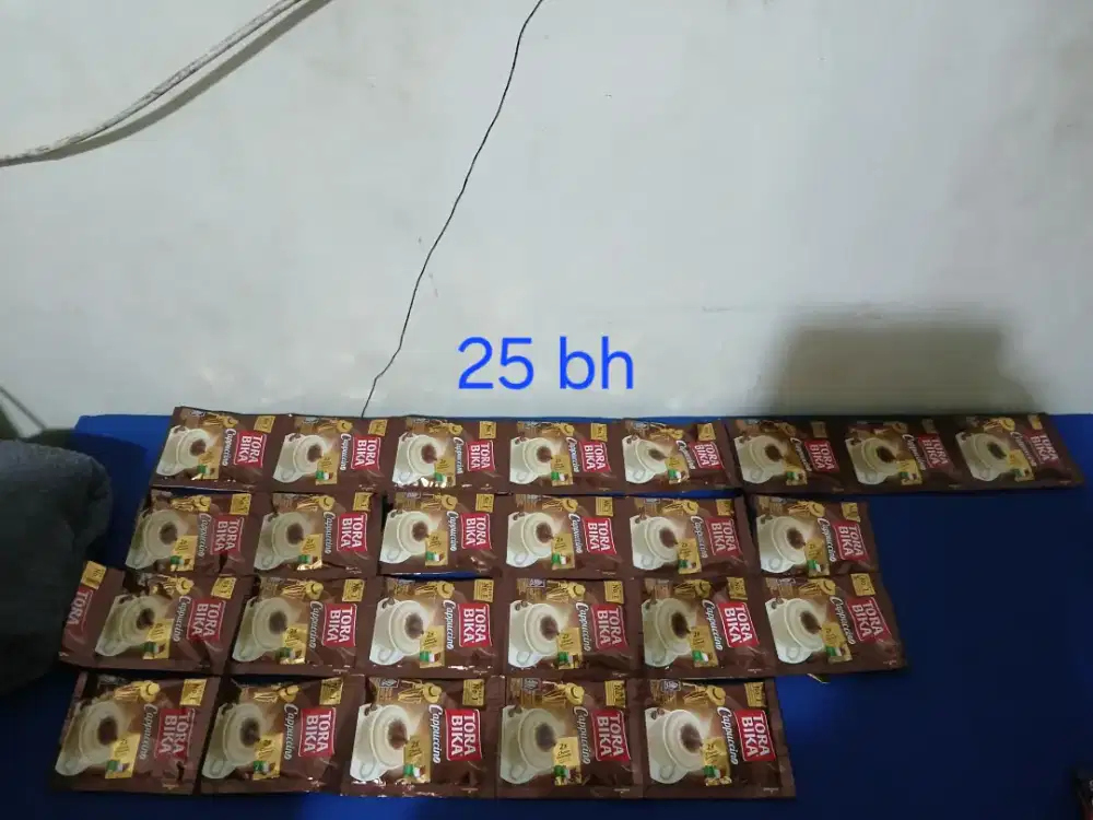 Kopi Torabika capucino 25 gr masa berlaku  lama super murah