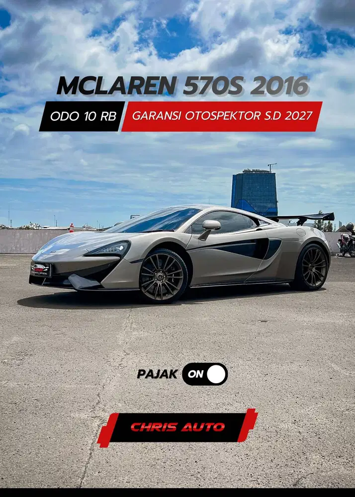 Cuma 4 Unit Se Indo! Storm Grey McLAREN 570S 2017 2016 P13