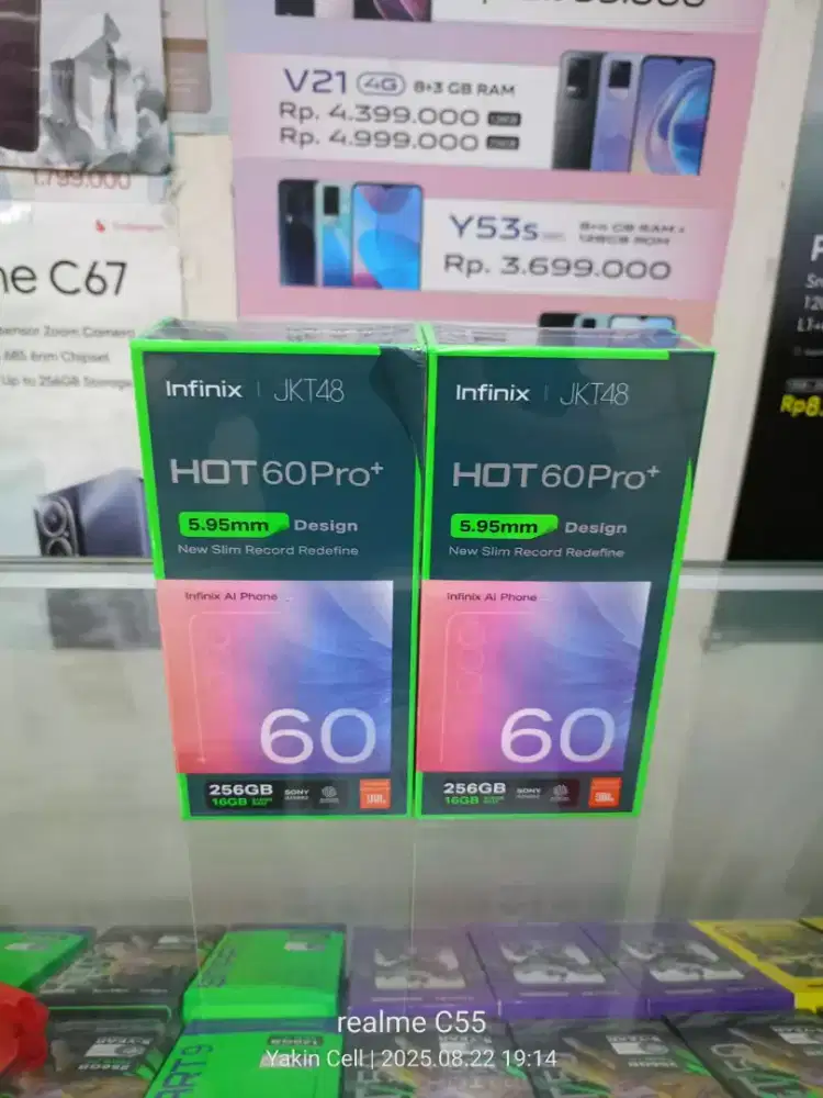 Infinix Hot 60 Pro Plus 8/256 GB Layar Curved Helio G200 Garansi Resmi