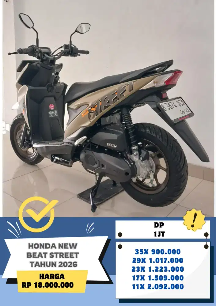 HONDA NEW BEAT STREET TAHUN 2026 GRESS!!