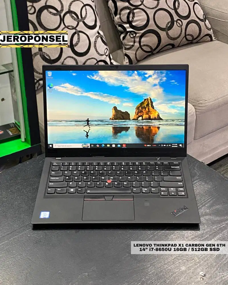 LENOVO THINKPAD X1 CARBON GEN 6TH 14” i7-8650U 16GB / 512GB SSD ORIGIN