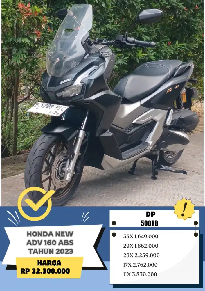 Dp 500rb Honda New ADV 160 ABS tahun 2023