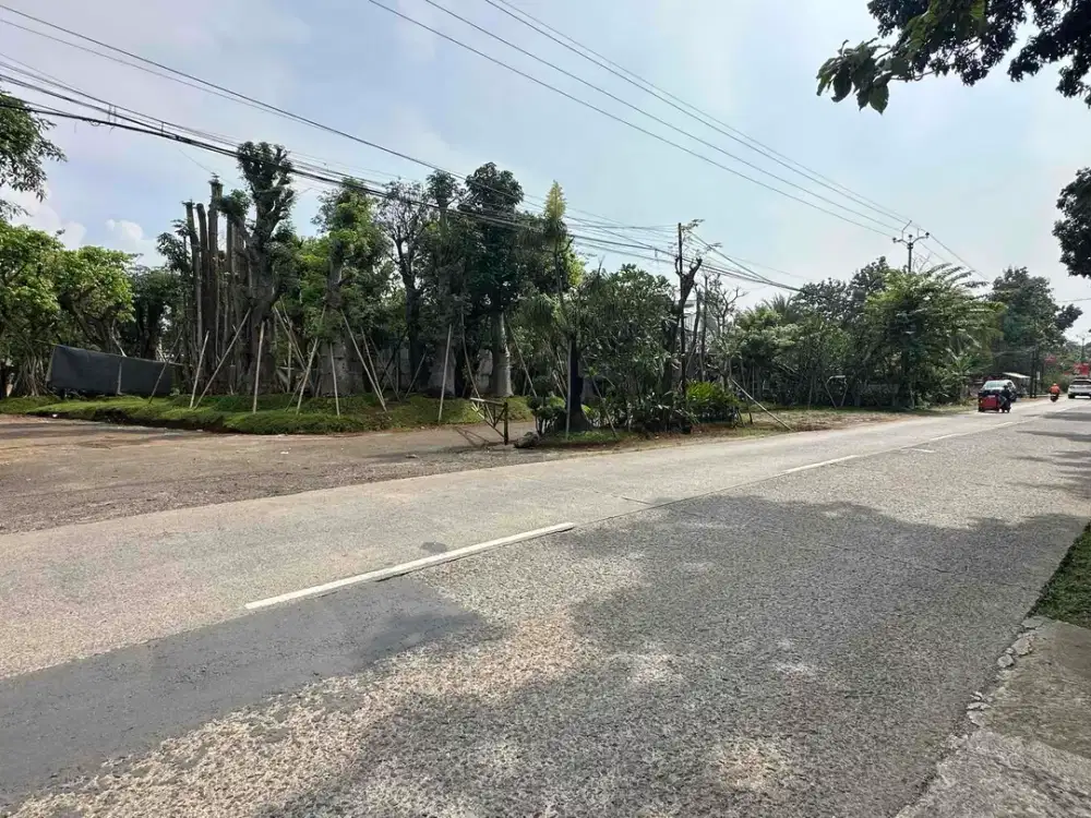 Di Jual Murah Pinggir Jalan Kavling 4.7Ha Parung Serpong – Zona Industri & Gudang, Akses Jalan Besar