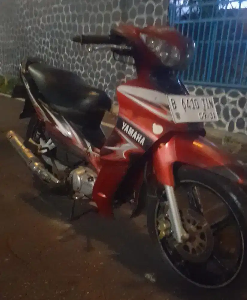 Jupiter Burhan 2006 cat strip original cat bule2 mesin halus