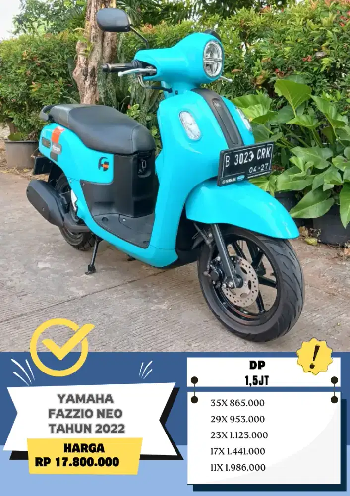 YAMAHA FAZZIO NEO TAHUN 2022 READY