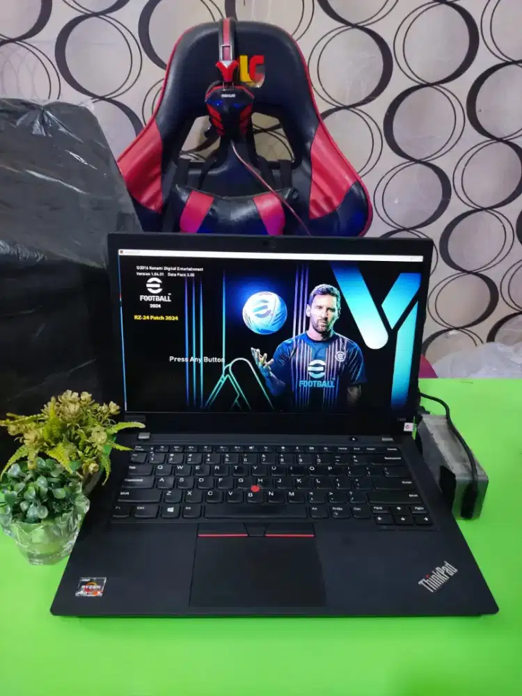 Laptop Slim Ringan Lenovo Thinkpad T495 Touchscreen SSD Siap COD