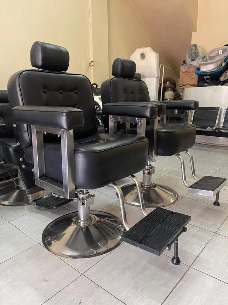 Kursi barbershop hidrolik second bekas salon bagku pangkas rambut cuku