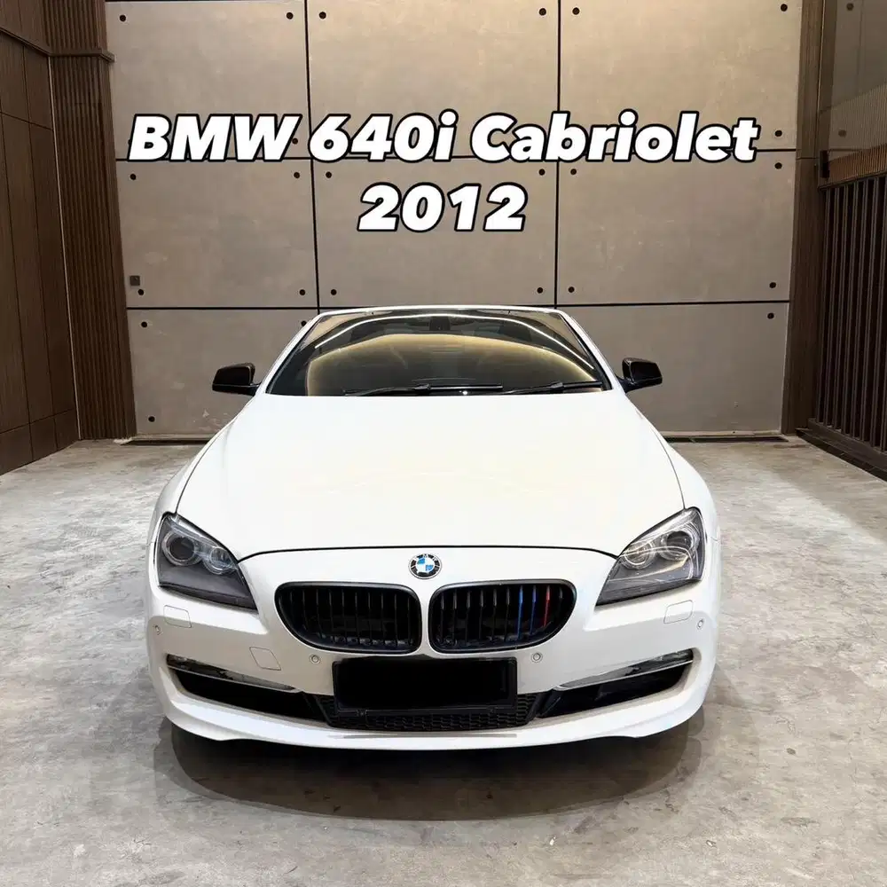 BMW 640i Convertible 2012 A/T