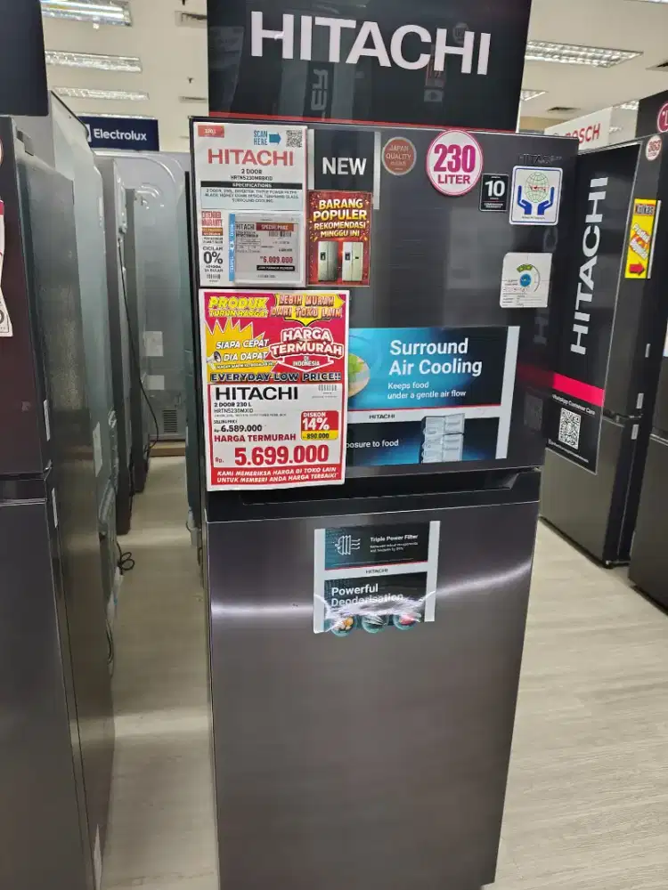 Cicilan Kulkas Hitachi 2 Door Inverter
