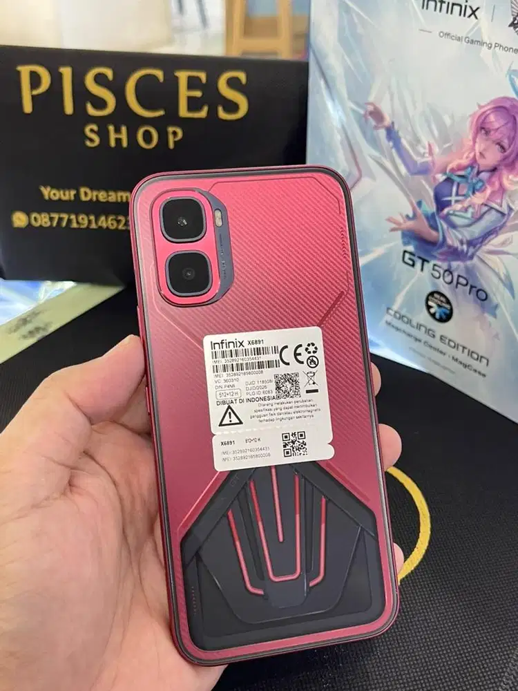 INFINIX GT50 PRO 12/512 RESMI MULUS FULSET