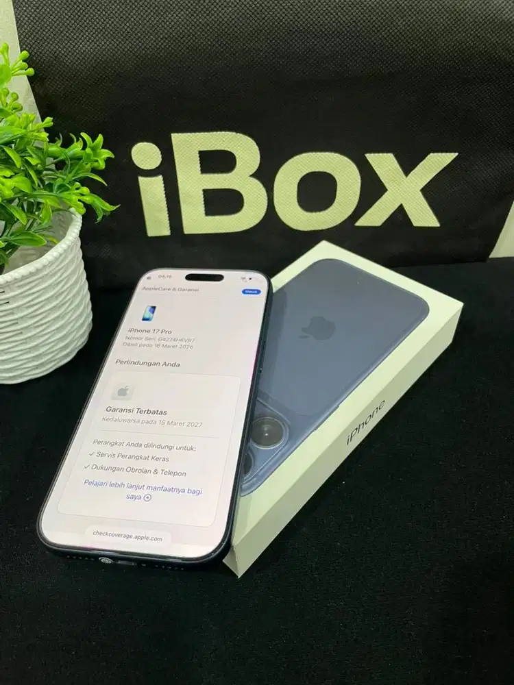 IPhone 17 Pro 256GB iBox Deep Blue Fullset Ori BH 100% 3Utool 100 Grs