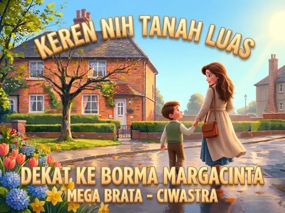 JUAL RUMAH DI KOMPLEK MEGA BRATA, CIWASTRA, BUAH BATU, BANDUNG KOTA.