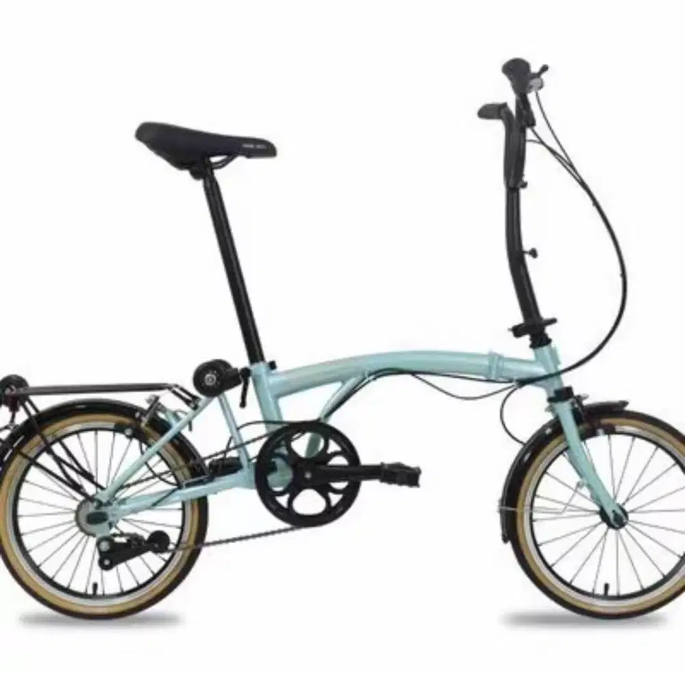 Sepeda Lipat Polygon Trifold Pro Action Parrot 3 Speed Calleste Blue