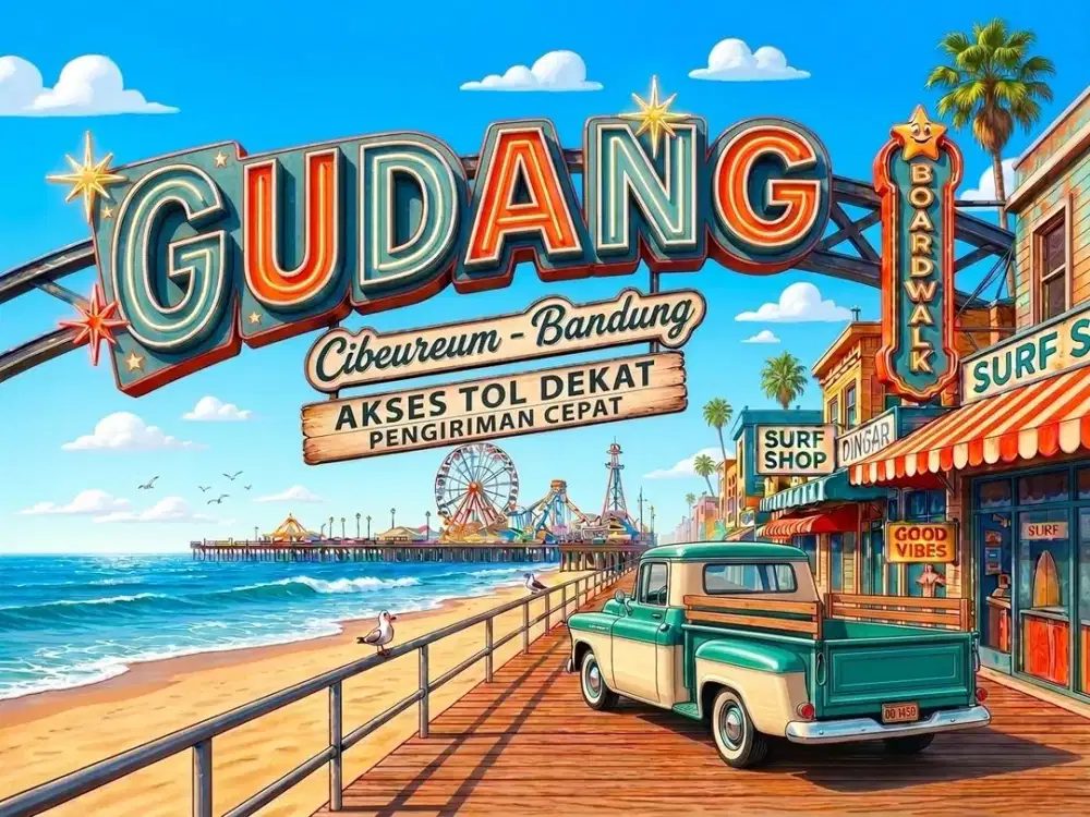 JUAL GUDANG DI CIBEUREUM, ANDIR, BANDUNG KOTA.