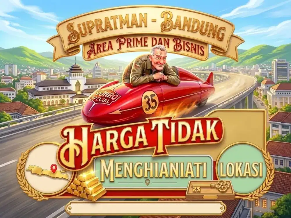 JUAL RUMAH DI JL. SUPRATMAN, DAGO, CIHAPIT, BANDUNG KOTA.
