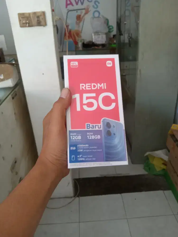 [ Fast respon WA ] Xiaomi Redmi 15C NFC 6+6/128 Garansi resmi 15bln