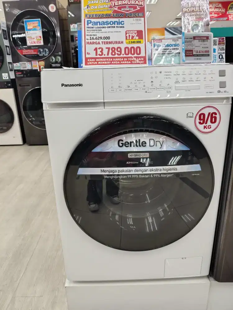 Cicilan Panasonic Front Loading+Dryer