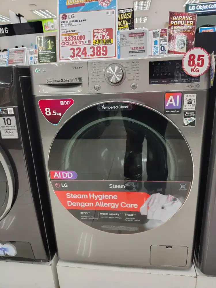 Cicilan Mesin Cuci LG Front Loading + Dryer