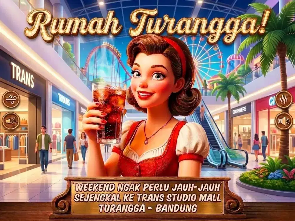 JUAL RUMAH DI TURANGGA, BUAH BATU, BATUNUNGGAL, BANDUNG KOTA.