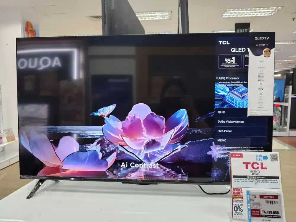 Cicilan TV TCL OLED TV 43