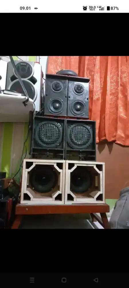 Box speaker planar dan line array
