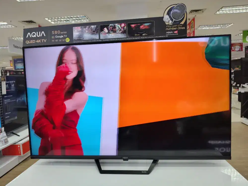 Cicilan TV Aqua Qled Google Tv