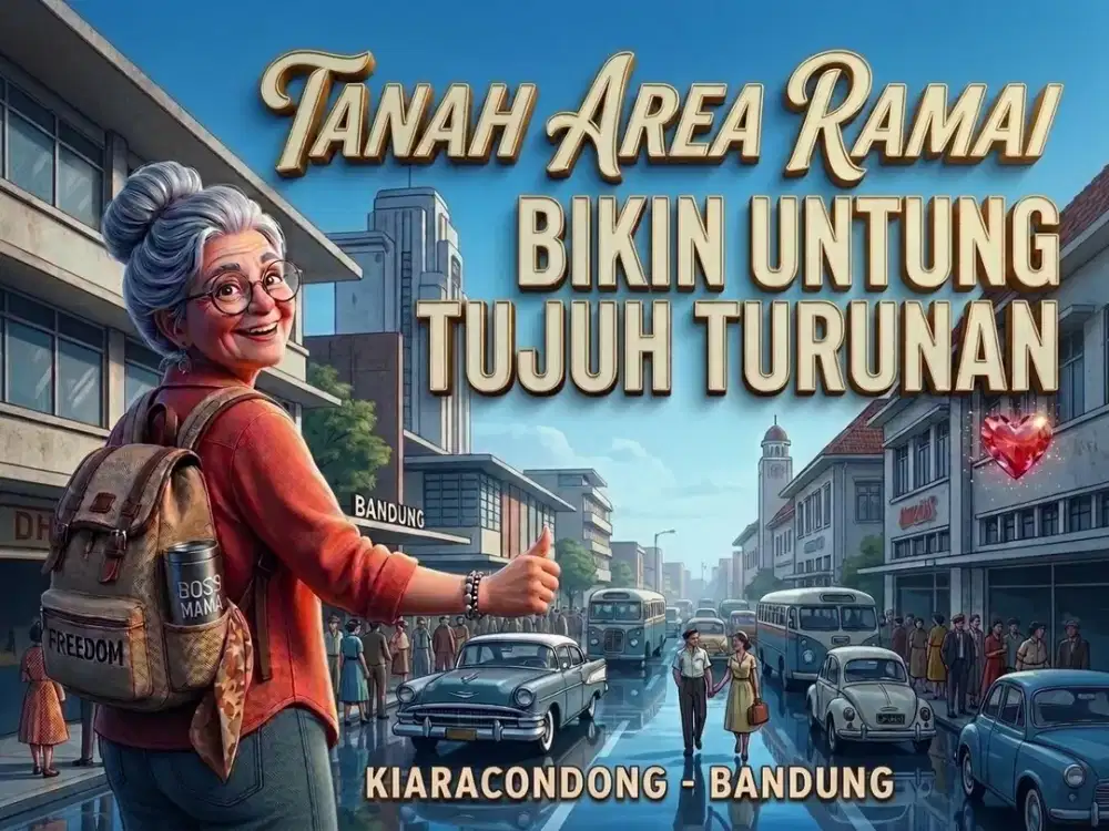 JUAL TANAH DI KIARACONDONG, ANTAPANI, BANDUNG KOTA.