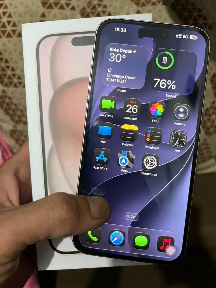 Iphone 15 plus 128 normal ori premium