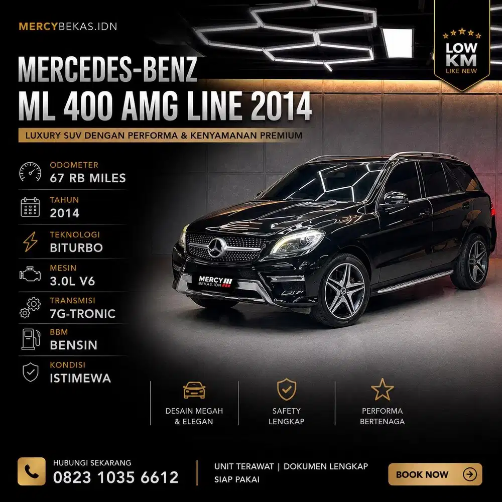 Mercedes Benz ML 400 Amg Line 2014