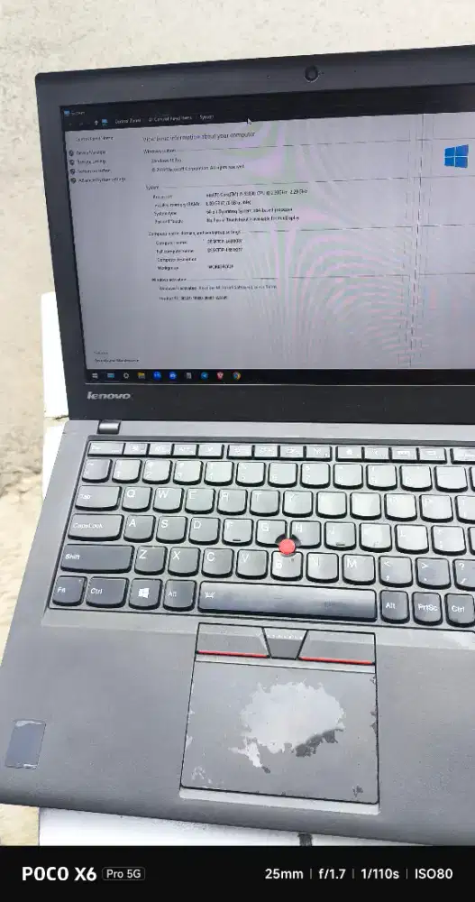 Laptop lenovo second