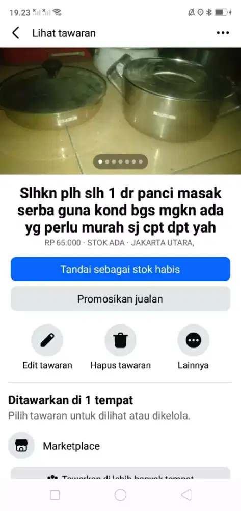 Slhkn plh slh 1 dr panci masak serba guna bhn stenlis kond bgs murah